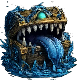 A mimic, a living treasure chest
